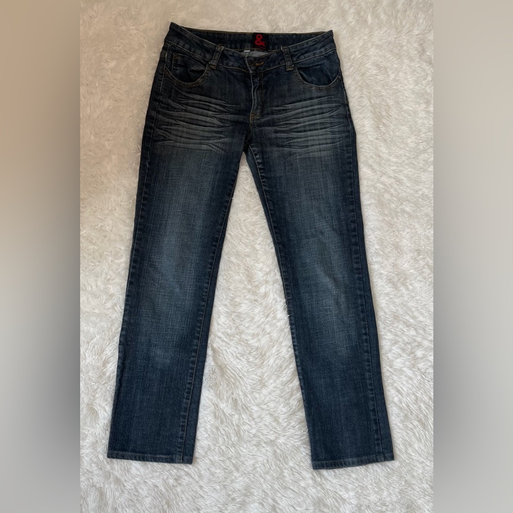 Vintage Y2K D&G Dolce & Gabbana Dark Wash Straight Jeans